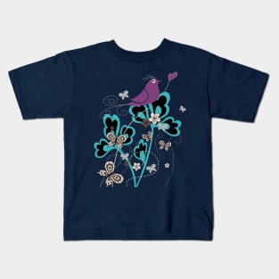 spring is here love bird Kids T-Shirt